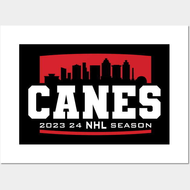 Hurricanes Hockey 2023-24 Wall Art by Nagorniak